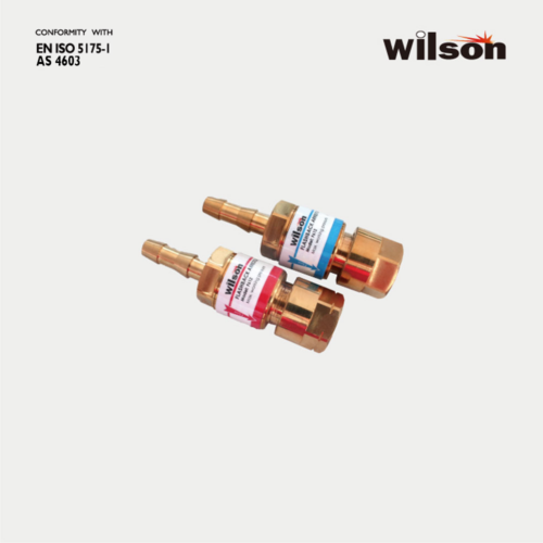 Wilson F612 Series Flashback Arrestors for Torch Handle. EN-ISO 5175-1 & AS 4603.