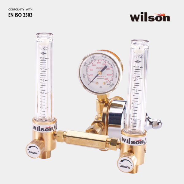 Kayo-FM-101-2FL-Gas-Flowgauge-Regulator-Argon-Co2 FM101-2FL Dual Flowmeter Regulator. EN-ISO 2503.
