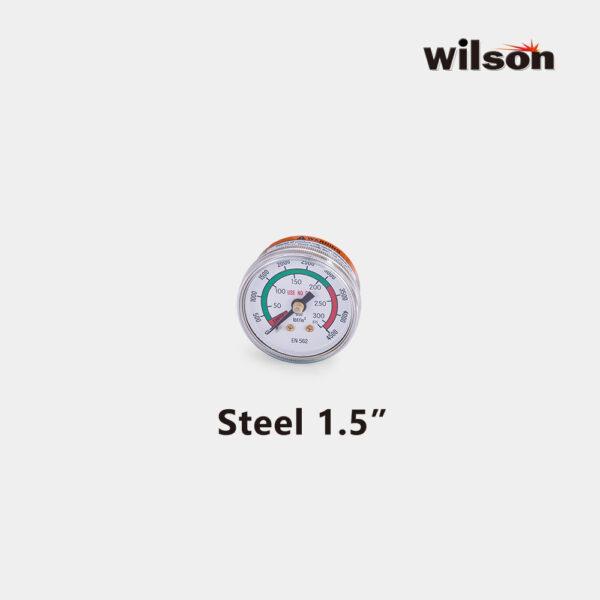 Wilson-Steel-1.5-Pressure-Gauge Wilson Gas High Pressure Gauge