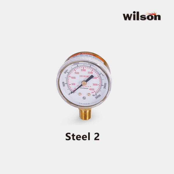 Wilson-Steel-2-Pressure-Gauge Wilson Gas High Pressure Gauge